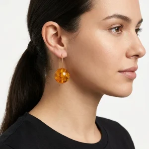 Pendientes Fabrizio Marcantelli Bola Miel