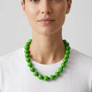 Collar Fabrizio Marcantelli Bolitas Corto Verde