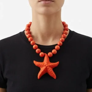 Collar Fabrizio Marcantelli Estrella Marina Coral