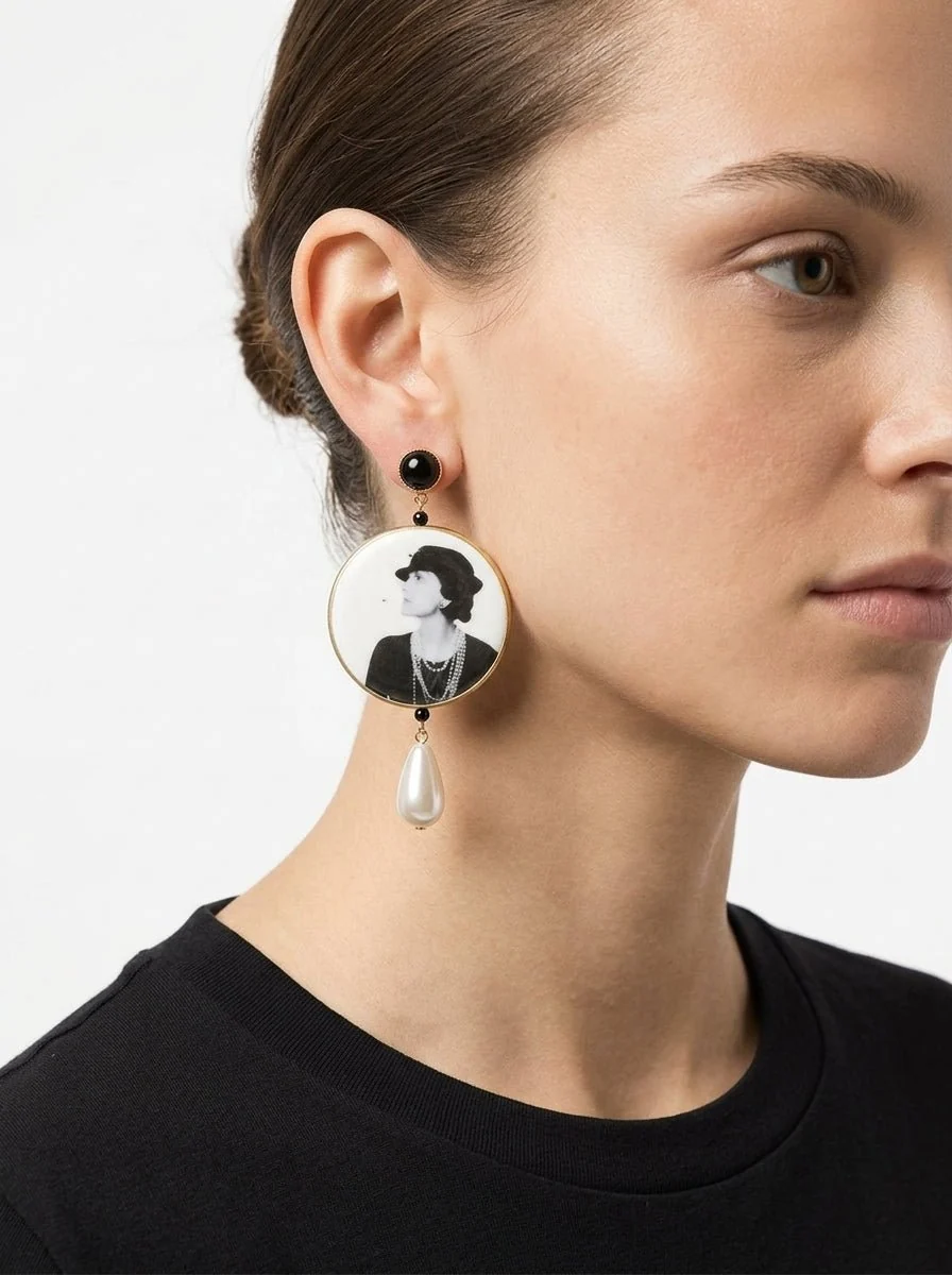 Pendientes Fabrizio Marcentelli Coco Chanel - Imagen 2