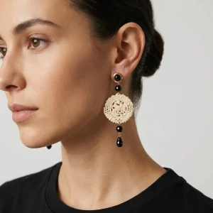 Pendientes Fabrizio Marcantelli Mandala Pequeño Crudo