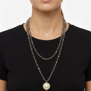 Collar Fabrizio Marcantelli Bolitas y Bola Grande Treansparente Perla
