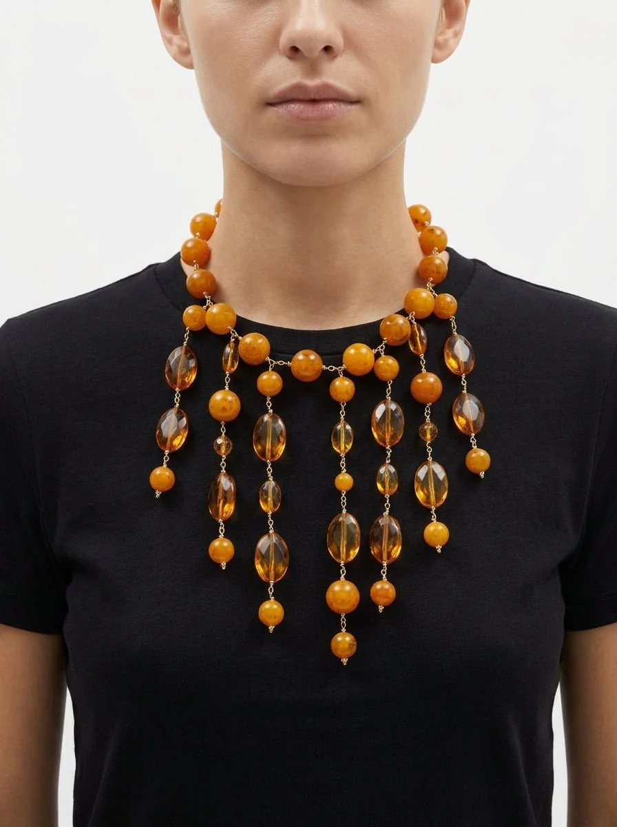 Collar Fabrizio Marcantelli Chandelier Miel