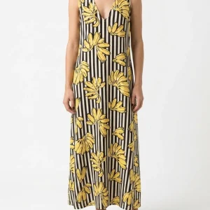 Vestido Parole Est. Tropican Marrón