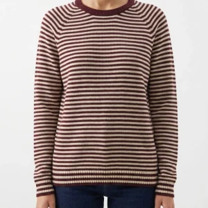 Jersey Base Milano Rayas Burdeos