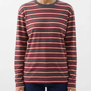 Camiseta Niu Rayas Granate