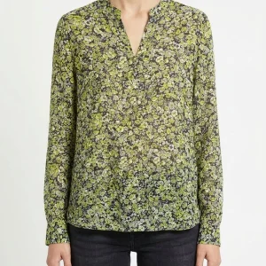 Blusa Niu Estampado Flores Verde