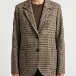 Blazer Harris Wharf London Loro Piana Pied de Poule Topo