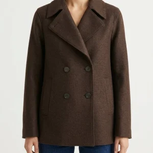 Chaqueta Harris Wharf London Peacot Burdeos