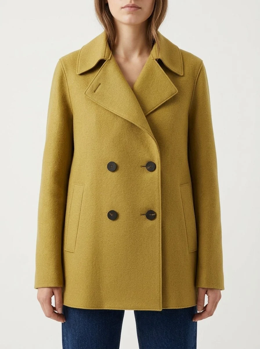 Chaqueta Harris Wharf London Peacot Oliva - Imagen 2