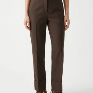 Pantalón AgoeFilo Via Emilia Marrón Chocolate