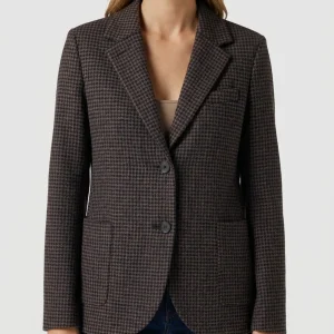 Blazer Harris Wharf London Pied de Poule Marino