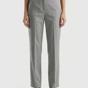 Pantalón Ragno Cropped Flare Gris
