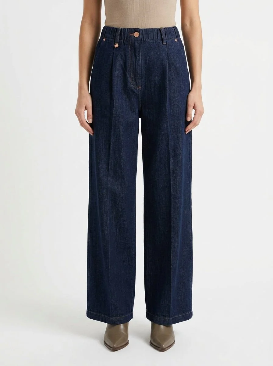 Jeans Ragno Cropp. Wide/Pockets Azul - Imagen 2