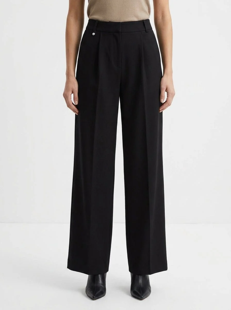 Pantalón Ragno Wide Negro - Imagen 2