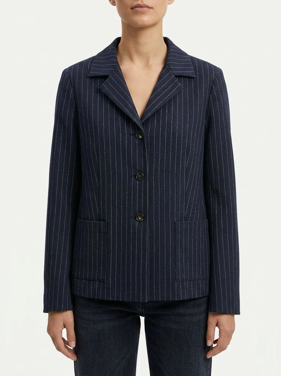 Blazer Goodmatch Boxy Azul