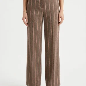 Pantalon Goodmatch Palazzo Marron