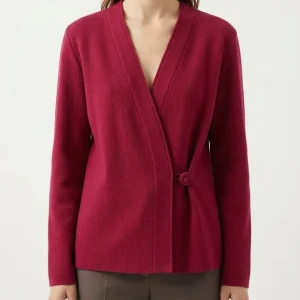 Chaqueta NIU Boton Granate