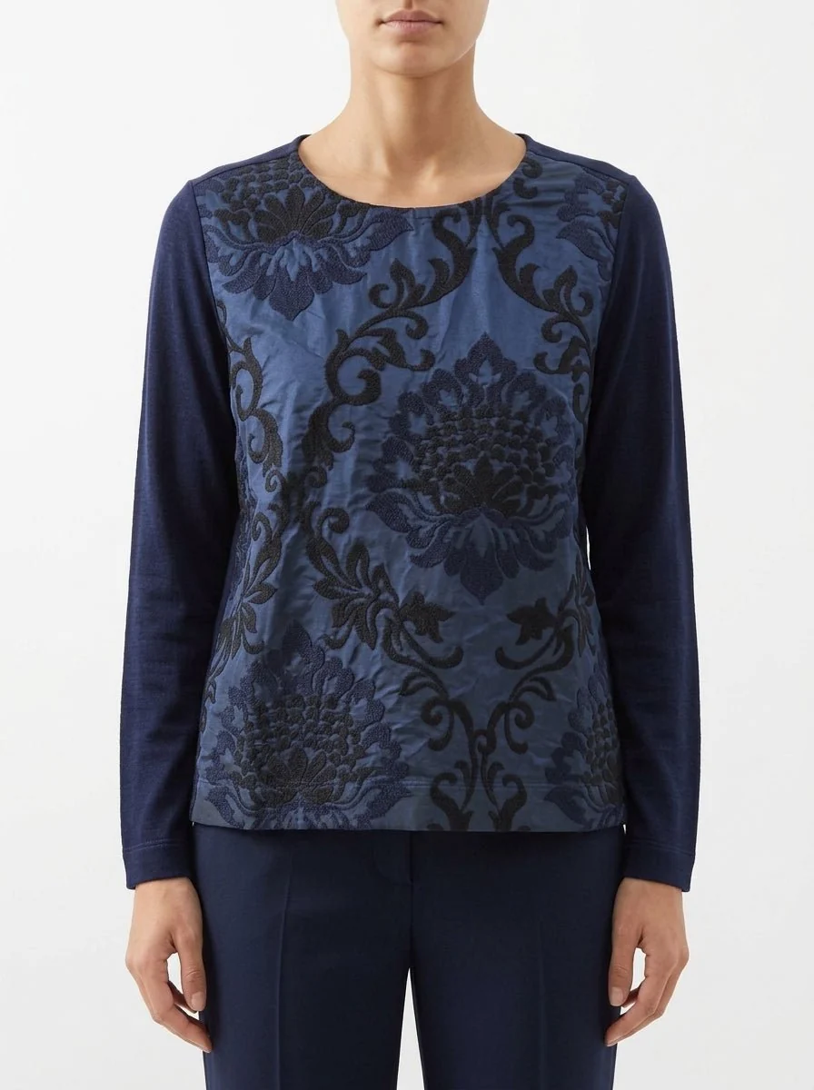 Jersey Whyci Milano Bordado Azul Marino - Imagen 2