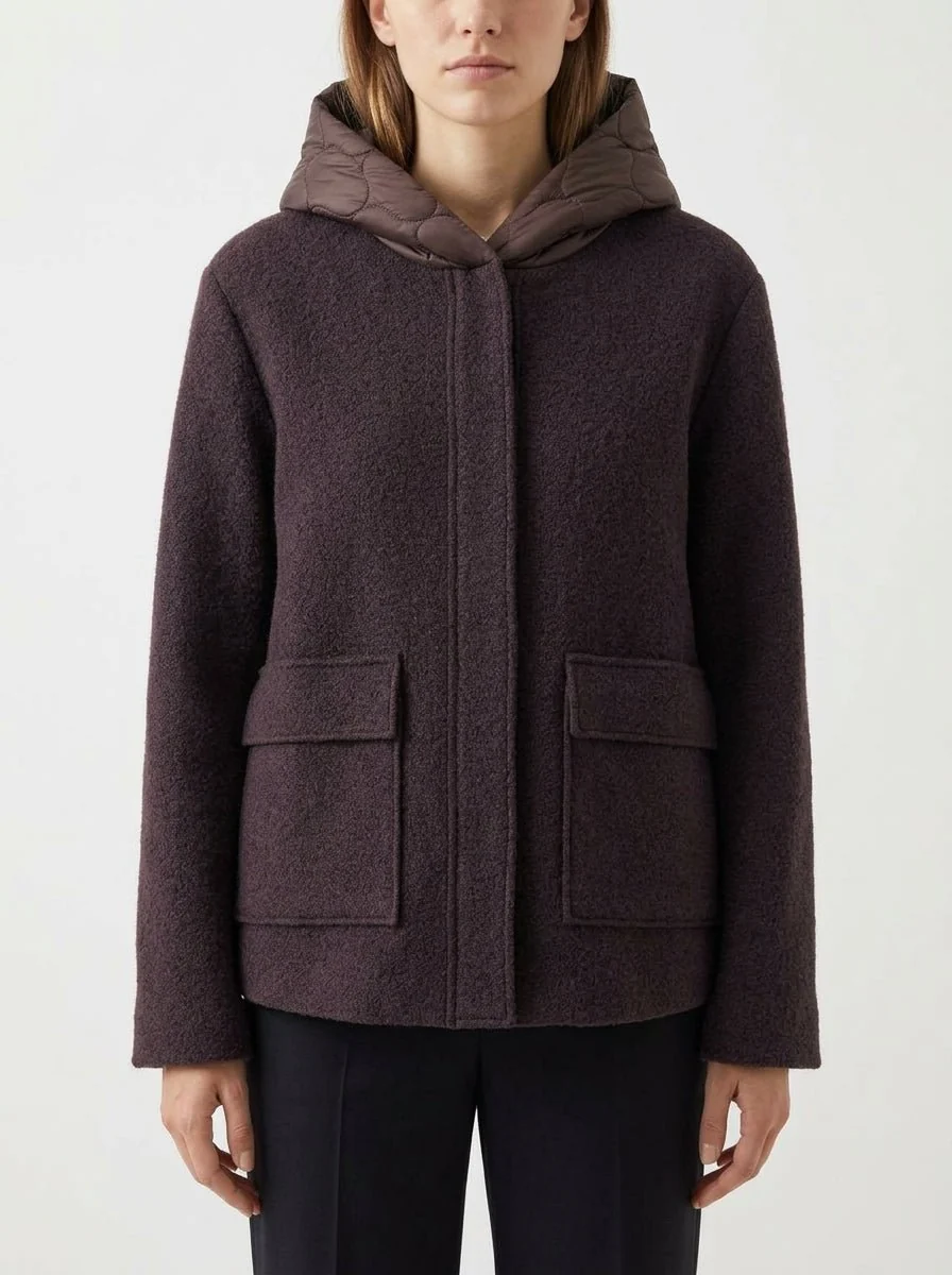 Chaquetón Whyci Milano Marrón Chocolate - Imagen 2