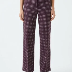 Pantalón Whyci Milano Punto Geometrico Púrpura