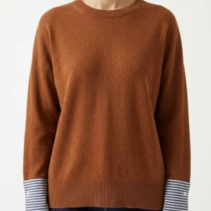 Jersey Whyci Milano Puños Camisa Camel
