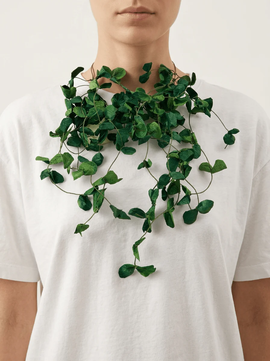Collar Ana Hagopian Sakura Verde - Imagen 2