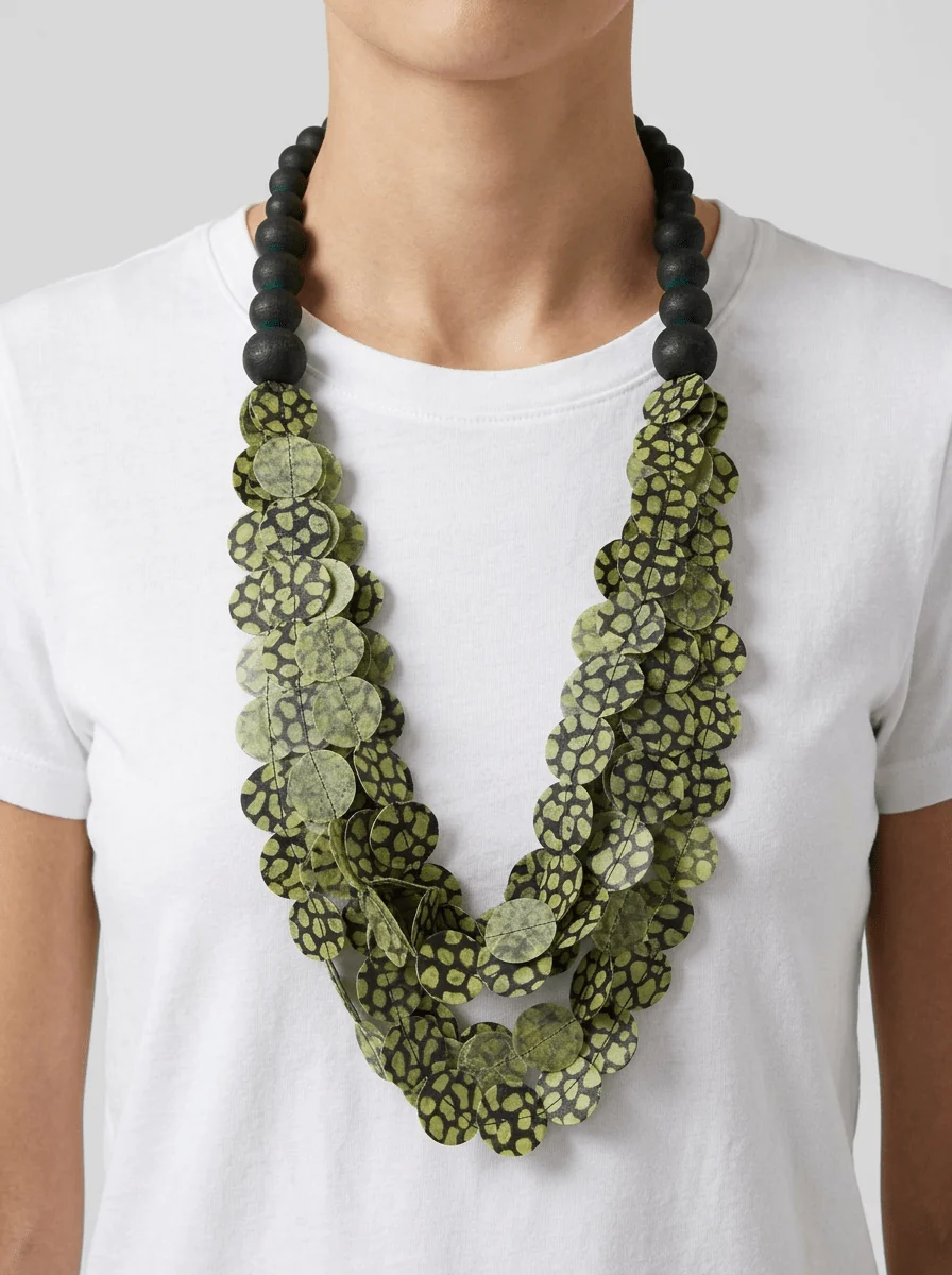 Collar Ana HAgopian Branch Kenia Verde - Imagen 2