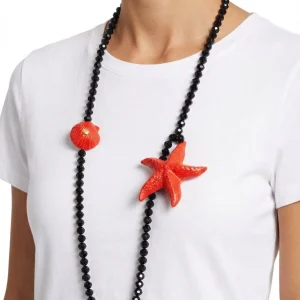 Collar Fabrizio Marcantelli Estrella Marina Naranja