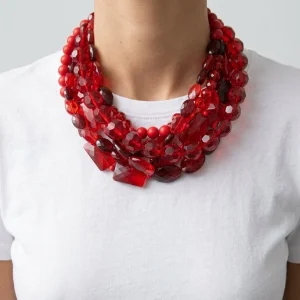 Collar Fabrizio Marcantelli Osaka Rojo