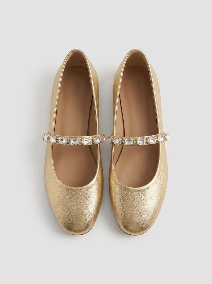 Bailarina Le Capresi Pulsera Piedras Oro