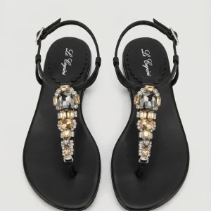 Sandalias Le Capresi Liv/N Negro