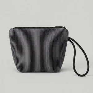 Bolso In·Zu Mouse S Rayas Negro y Gris