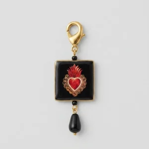 Colgante Fabrizio Marcantelli Corazón Sagrado Rojo