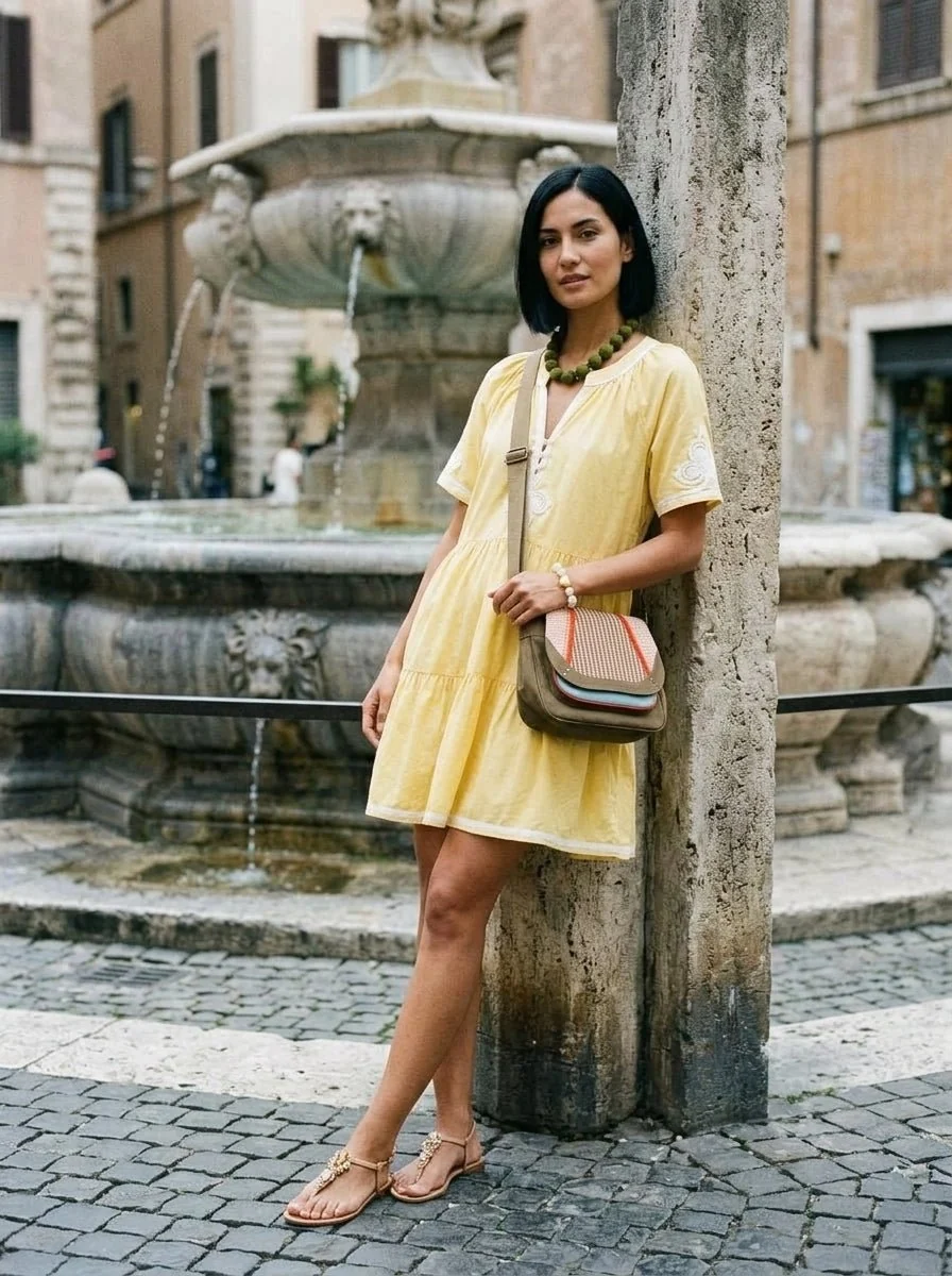 Vestido Rose And Rose Flora Amarillo - Imagen 2