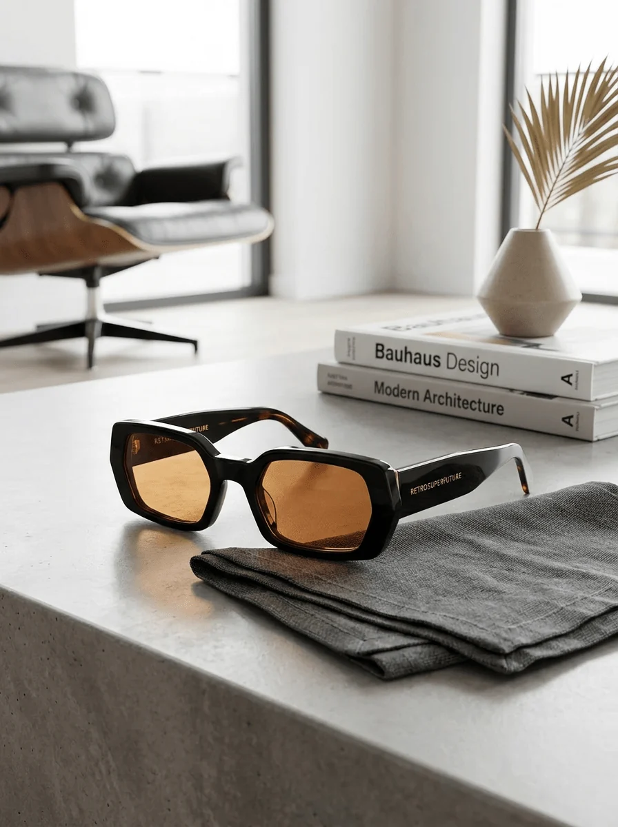 Gafas de Sol Retro Super Future L'altro Ambar - Imagen 3