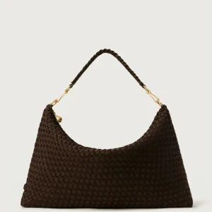 Bolso Naghedi Porto Half-moon Medium Chocolate