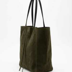 Bolso Maison Fanli Daim Caqui