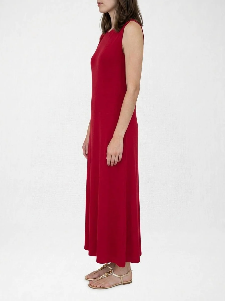 Vestido Norma Kamali Rojo - Imagen 3