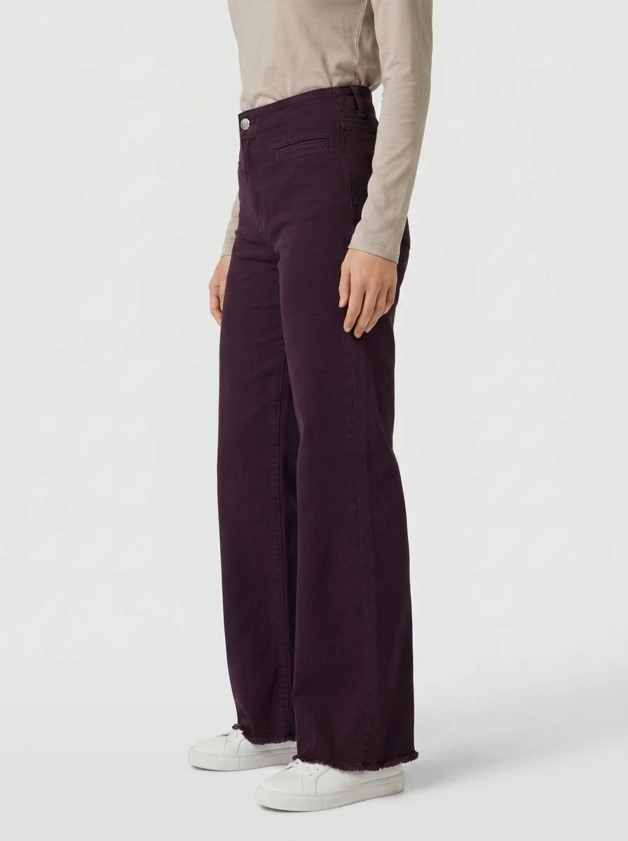 Pantalón AgoeFilo Via Conti Vino - Imagen 3