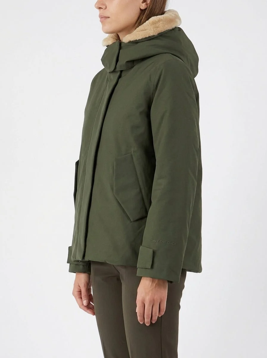 Parka Save The Duck Solana Caqui - Imagen 3