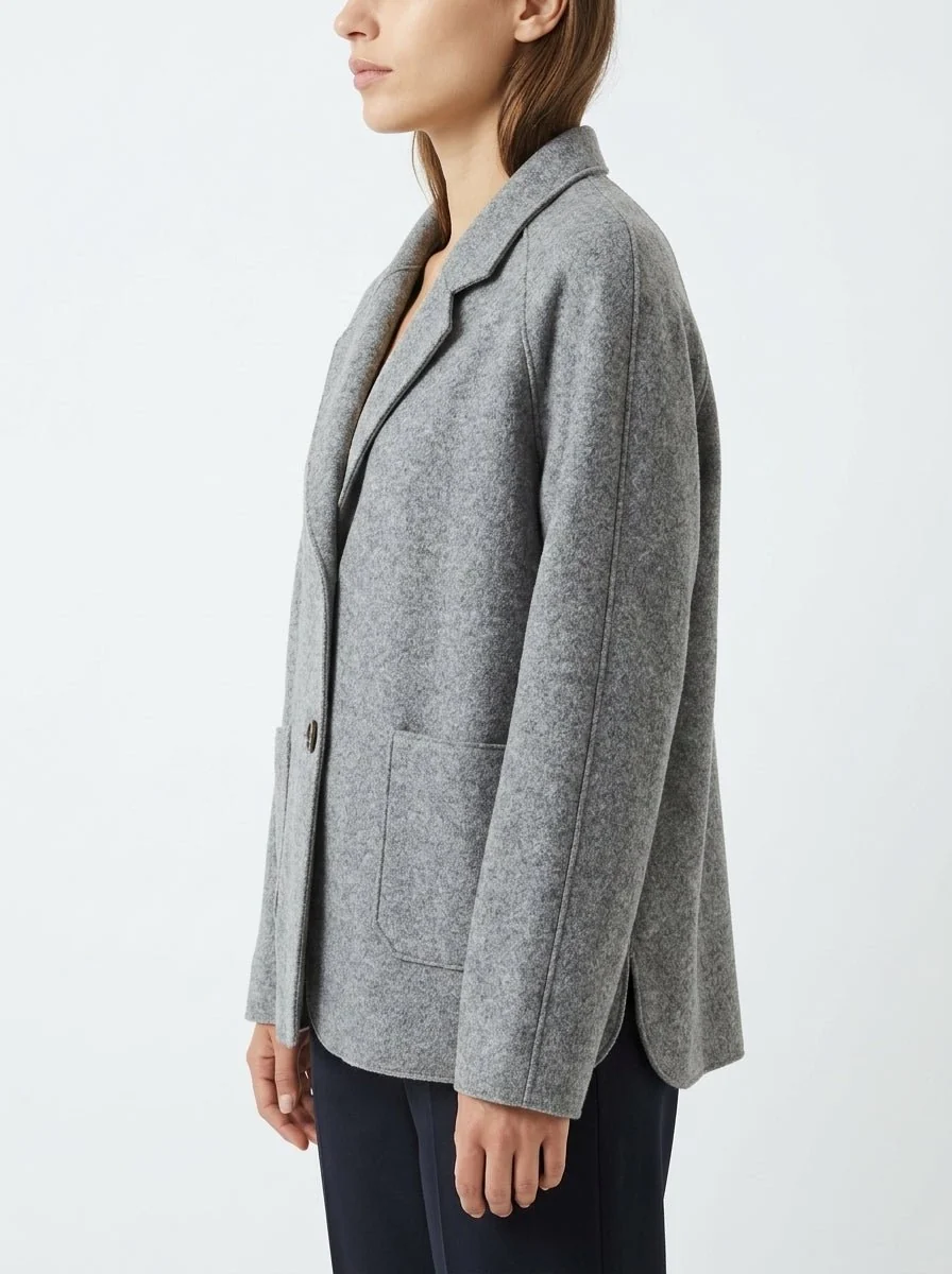 Chaqueta Rosso 35 Lana Gris - Imagen 4