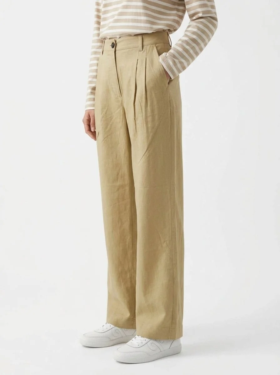 Pantalón Ecoalf Miel Ten Cot Camel - Imagen 4