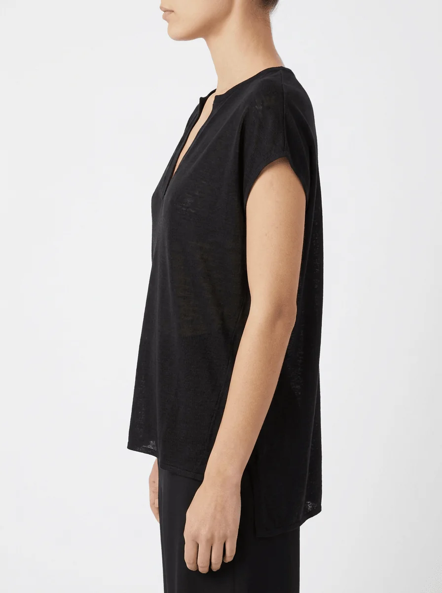 Camiseta Shirt C-Zero Lino Negro - Imagen 3