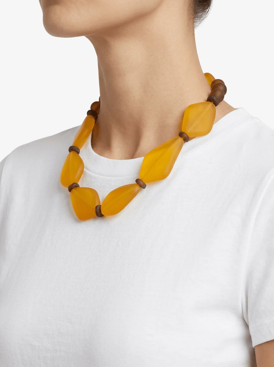 Collar Niu Heliconia Amarillo - Imagen 3