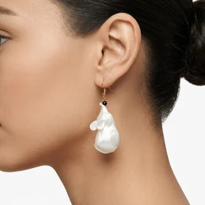 Pendientes Fabrizio Marcantelli Ratón Blanco