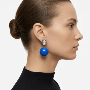 Pendientes Fabrizio Marcantelli Bolas Cameo  Azul