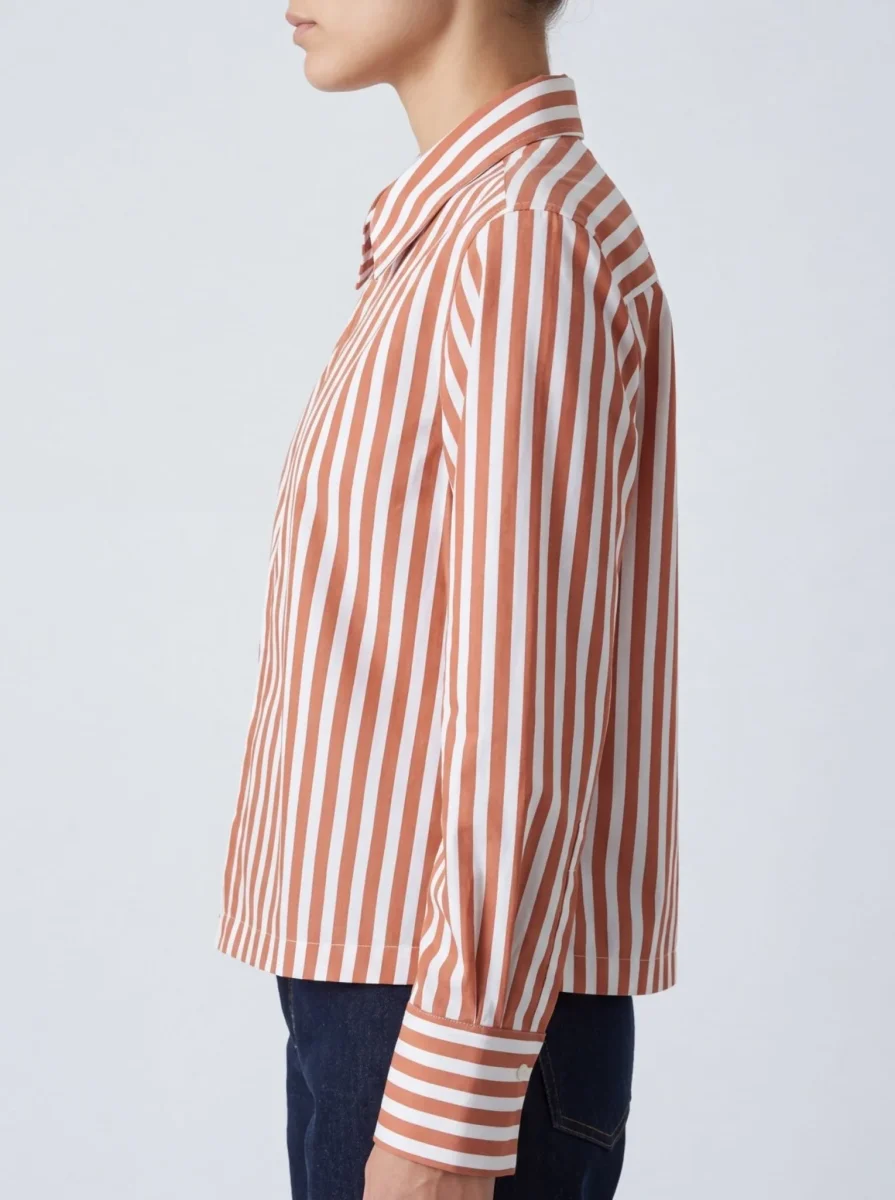 Camisa Academia Larissa Beige - Imagen 4