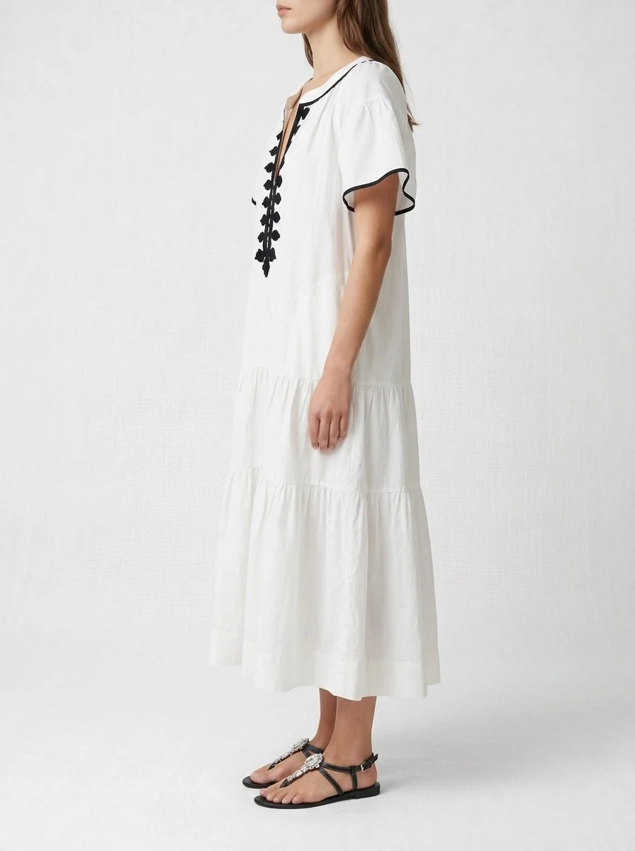 Vestido Rose And Rose Carnation Blanco - Imagen 3