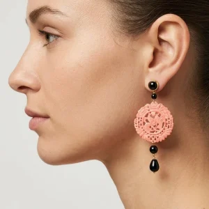 Pendientes Fabrizio Marcantelli Mandala Pequeño Rosa